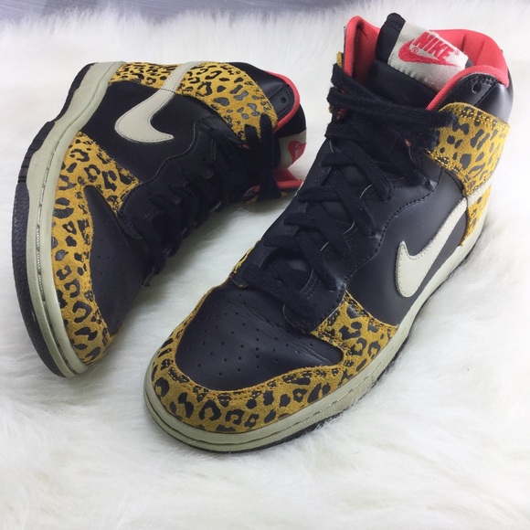 high top leopard nikes